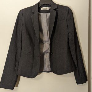 Women's Calvin Klein Charcoal Gray Suit Jacket